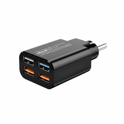 satın al Çift USB Araç Şarj Cihazı 2.4A 3.0A 12V-24V Giriş AB AU İngiltere ABD için online manufacture