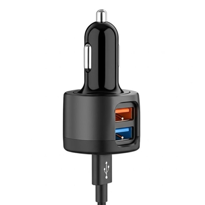 satın al Akıllı telefonlar ve tabletler için çift USB araba şarj cihazı 2.4A 3.0A online manufacture