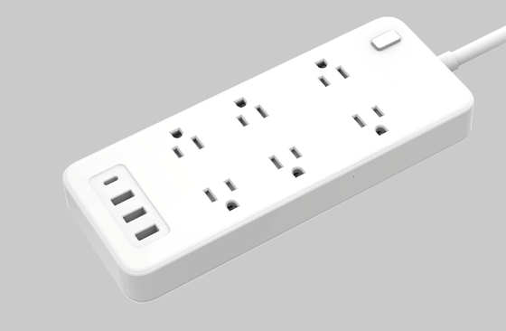 32W Akıllı Güç Çubuğu Çoklu USB Portları ile Temel Ev Ofisi Aracınız