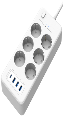 İyi bir fiyat. 4 Port PD 32W Akıllı Güç Çubuğu AC Soket 250V16A 4000W ile çevrimiçi
